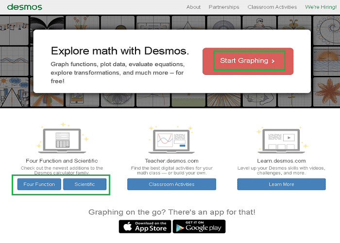 수학 그래프 그리는 사이트 2 - 데스모스(desmos)